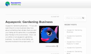 Aquaponicgarden.org thumbnail