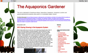 Aquaponicsgardener.blogspot.com thumbnail