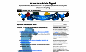 Aquarium-digest.com thumbnail
