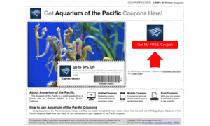 Aquariumpacific.couponrocker.com thumbnail