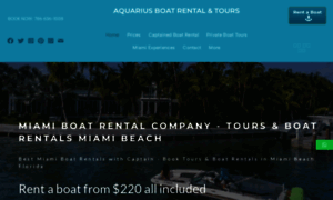 Aquariusboattours.com thumbnail