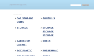 Aquariusstorage.com thumbnail