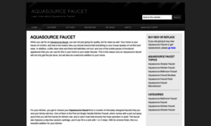 Aquasourcefaucet.com thumbnail