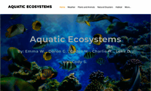 Aquaticecosystems123.weebly.com thumbnail