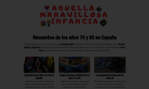 Aquellamaravillosainfancia.com thumbnail