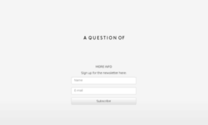 Aquestionof.net thumbnail