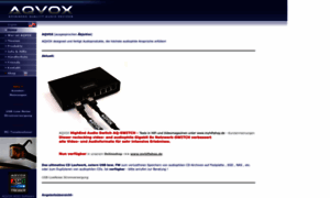 Aqvox.de thumbnail