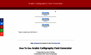 Arabic-calligraphy-font-generator.blogspot.com thumbnail