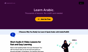 Arabicpod101.com thumbnail