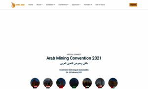 Arabminingconvention.com thumbnail