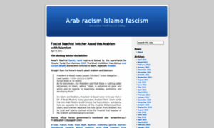 Arabracismislamofascism.wordpress.com thumbnail