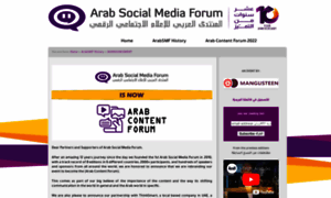 Arabsocialmediaforum.com thumbnail