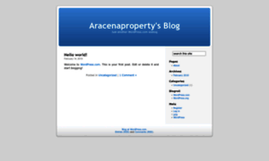 Aracenaproperty.wordpress.com thumbnail
