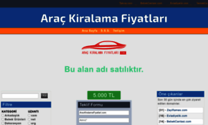 Arackiralamafiyatlari.com thumbnail