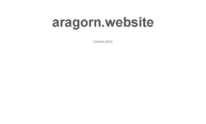 Aragorn.website thumbnail