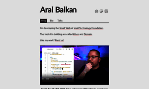 Aralbalkan.com thumbnail