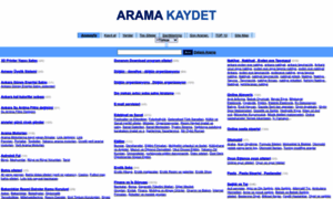 Aramakaydet.com thumbnail