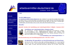 Arbeitsvermittler-deutschland.de thumbnail