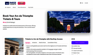 Arc-de-triomphe.tickets-paris.fr thumbnail