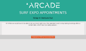 Arcadesurfexpo2017.youcanbook.me thumbnail