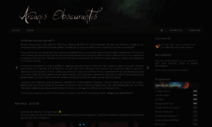 Arcanis-obscurantis.fr thumbnail