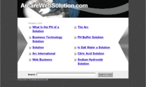 Arcarewebsolution.com thumbnail