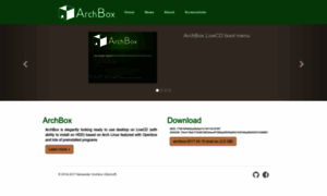 Archbox-linux.github.io thumbnail