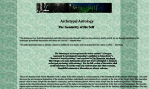 Archetypalastrology.com thumbnail