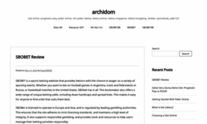 Archidom.info thumbnail