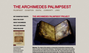 Archimedespalimpsest.org thumbnail