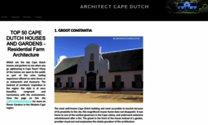 Architectcapedutch.com thumbnail