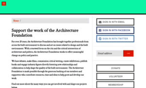 Architecturefoundation.nationbuilder.com thumbnail