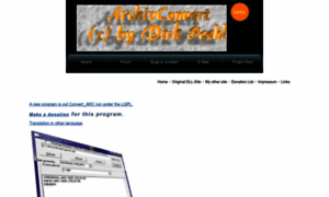 Archivconvert.sourceforge.net thumbnail