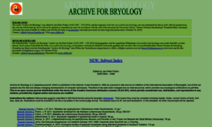 Archive-for-bryology.com thumbnail