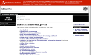 Archive.cabinetoffice.gov.uk thumbnail