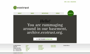 Archive.ecotrust.org thumbnail