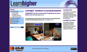 Archive.learnhigher.ac.uk thumbnail