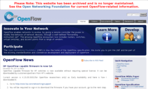 Archive.openflow.org thumbnail