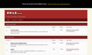 Archive.railsforum.com thumbnail