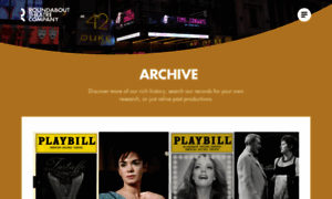 Archive.roundabouttheatre.org thumbnail