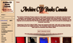 Archivecdbooks.ca thumbnail