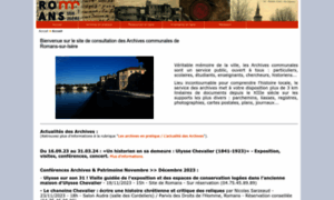 Archives-ville-romans.fr thumbnail