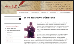 Archives-zoliennes.fr thumbnail