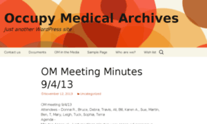 Archives.occupy-medical.org thumbnail