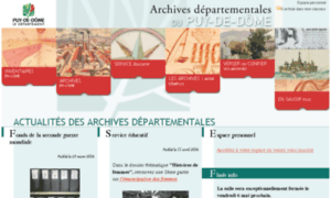 Archivesdepartementales.puydedome.com thumbnail