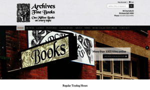 Archivesfinebooks.com.au thumbnail