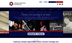 Archivesfoundation.org thumbnail