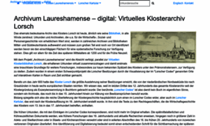 Archivum-laureshamense-digital.de thumbnail