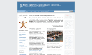 Archiwumegzaminow.pl thumbnail