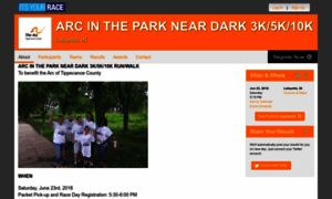 Arcinthepark.itsyourrace.com thumbnail